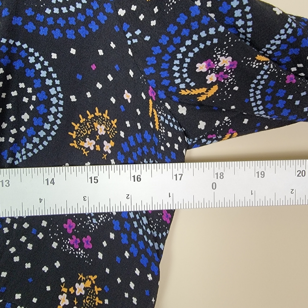 Maeve Anthropologie Gianna Tunic Dress Star‎ Print Pockets Sz 4 - Picture 9 of 11